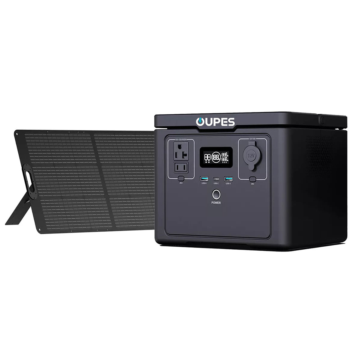 Exodus 600 Plus + 100W Solar Panel | Solar Generator Kit