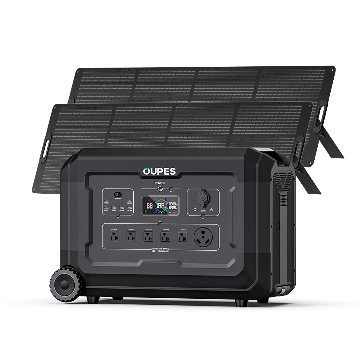 Mega 3 + 2*240W Solar Panel | Solar Generator Kit