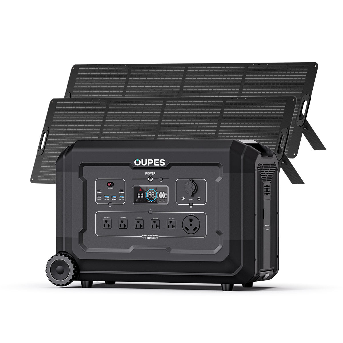 Mega 5 + 2*240W Solar Panel | Solar Generator Kit