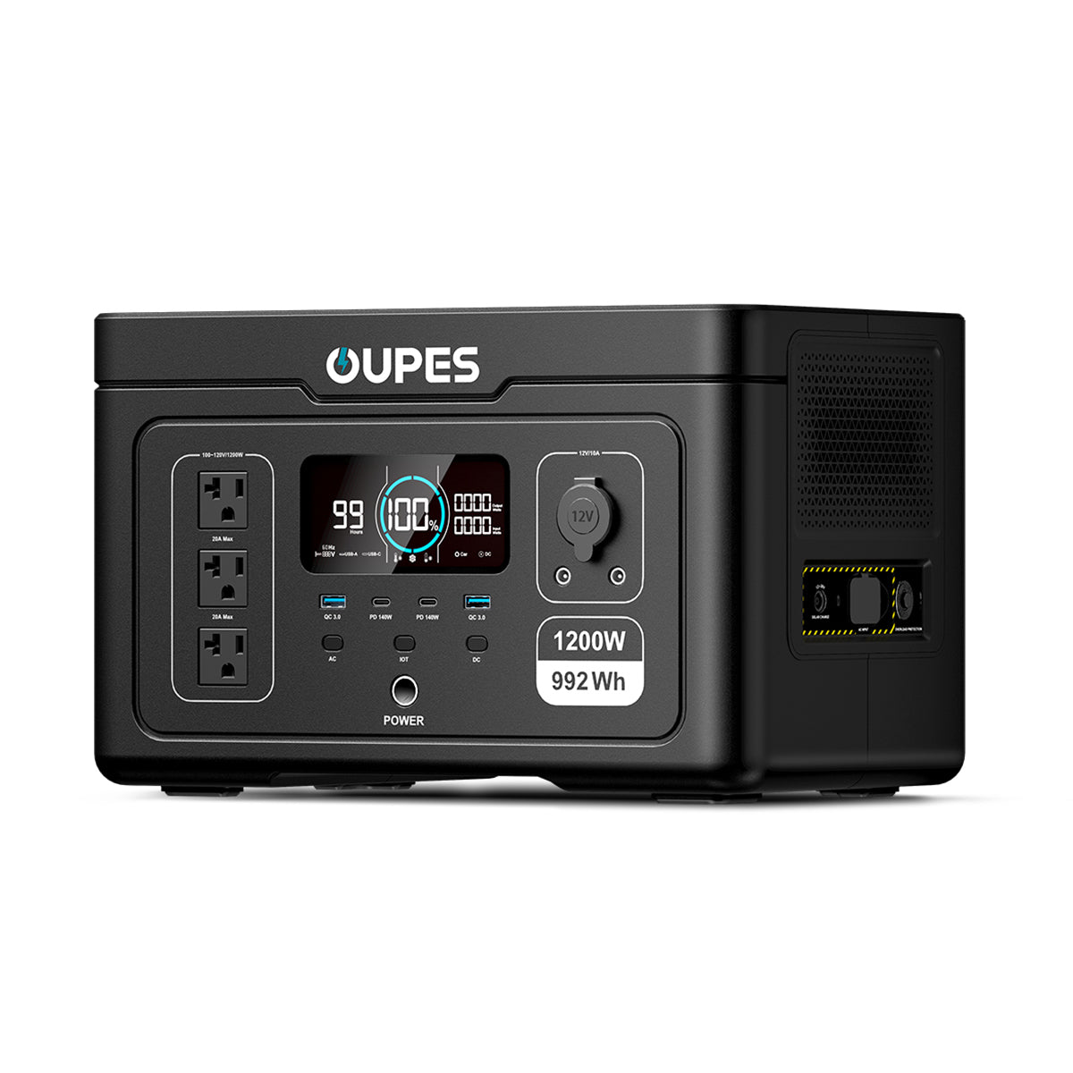 OUPES Exodus 1200 Portable Power Station | 1200W 992Wh