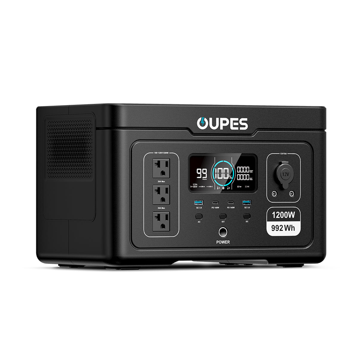 OUPES Exodus 1200 Portable Power Station | 1200W 992Wh