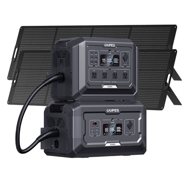 OUPES Mega 1 Home Backup & Portable Power Station | 2000W 1024Wh