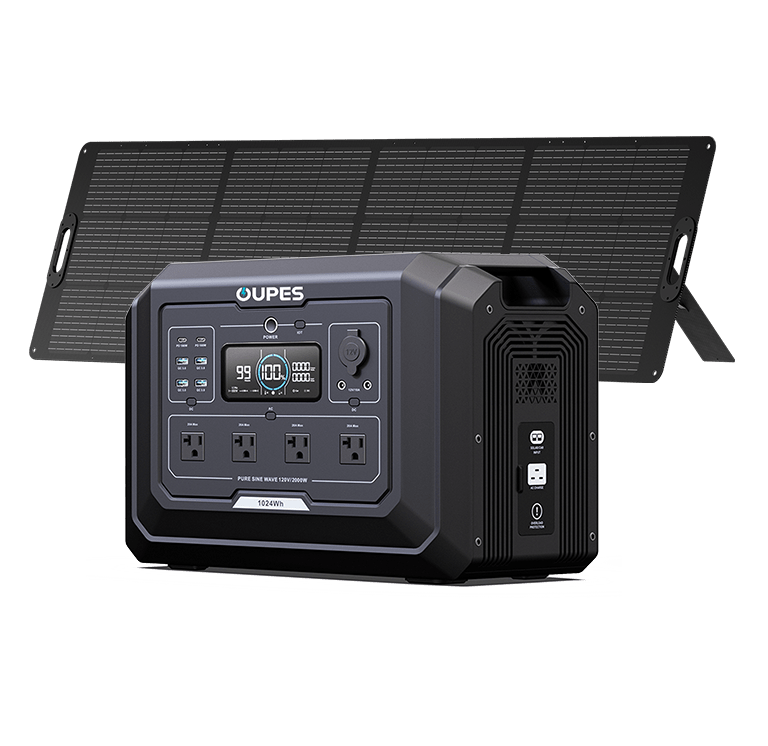 OUPES Mega 1 Home Backup & Portable Power Station | 2000W 1024Wh