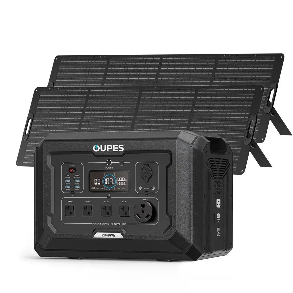 OUPES Mega 2 Home Backup & Portable Power Station | 2500W, 2048Wh