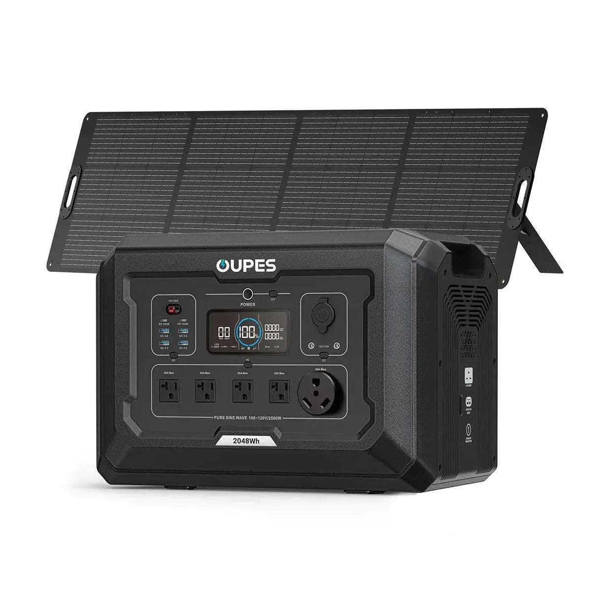 OUPES Mega 2 Home Backup & Portable Power Station | 2500W, 2048Wh