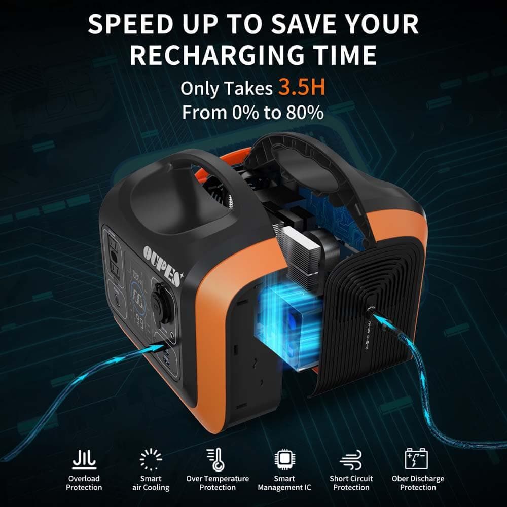 OUPES 600 Portable Power Station | 600W 595Wh - OUPES